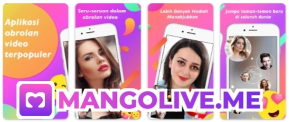 nama aplikasi live china by Mango Live Me